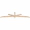 Ekena Millwork Alberta Smooth Timber Gable Bracket, Douglas Fir, 108"W x 27"H x 3 1/2"D x 3 1/2"F, 6/12 Pitch GBW108X27X0404ALB00SDF - alternate 4